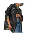 Blouson en cuir noir femme kaporal sofa-1