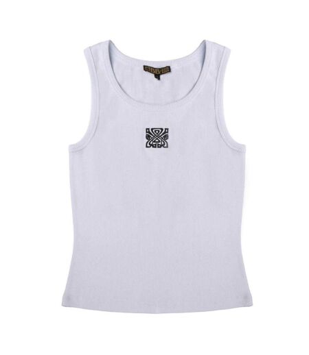 Débardeur Motif/style Logo Brodé Femme Blanc Biba