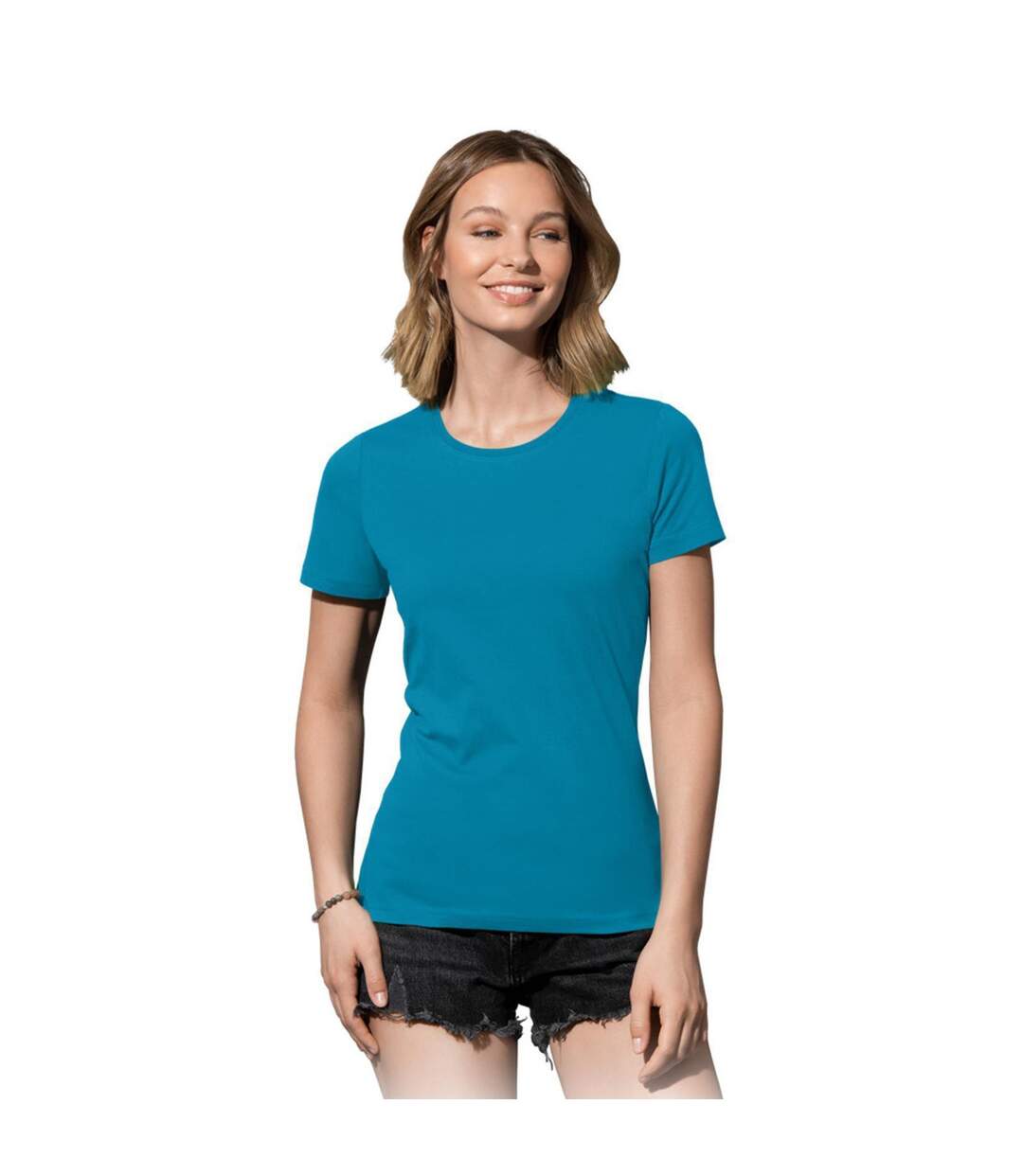 T-shirt femmes turquoise Stedman