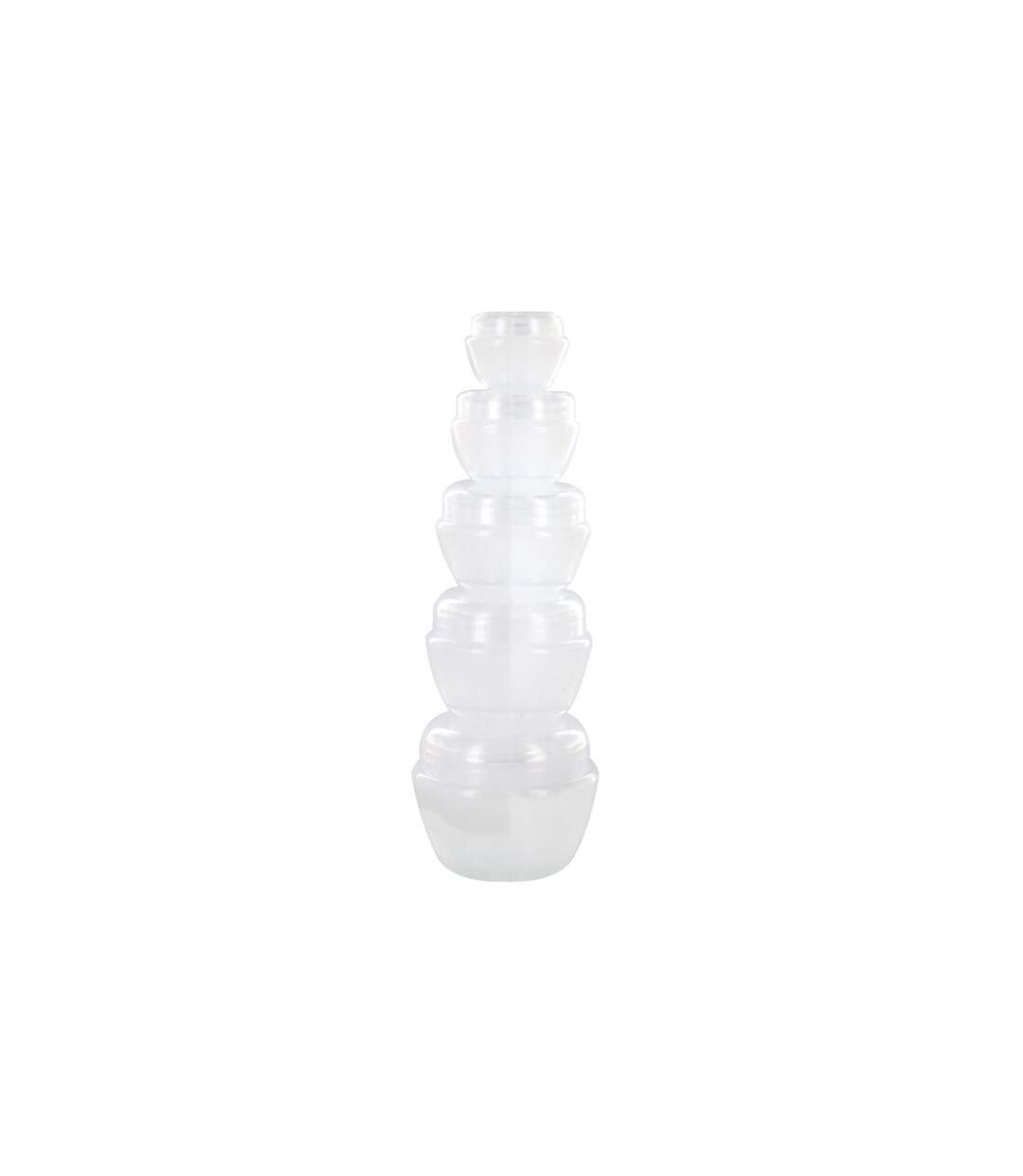 Lot de 5 Flacons à Maquillage Cosmétique 5cm Transparent-1