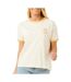 T-Shirt écru femme rip curl carlos ringer-1