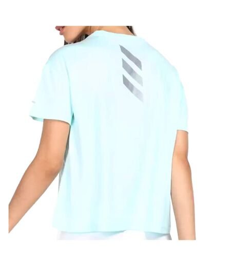 T-shirt de running Bleu clair Femme Adidas Primeblue