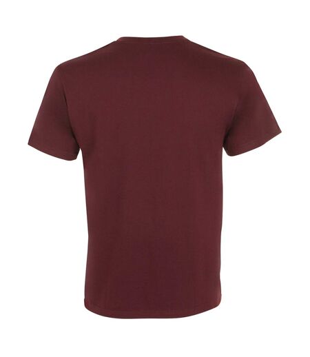 SOLS Mens Victory V Neck Short Sleeve T-Shirt (Oxblood) - UTPC388