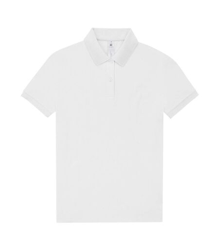 Womens/ladies My Polo Shirt White B&C