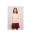 Pull fin festonné col rond FAUSTINA - Dona X Lisa-1