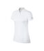 Polo de sport Blanc Femme Nike Dry SS Bld - M