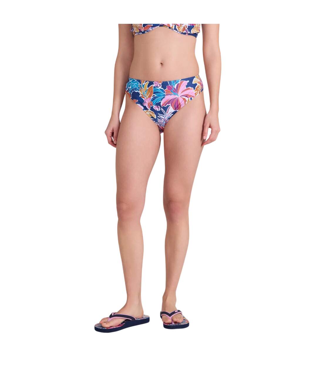 Bas De Maillot De Bain Motif/style Fleurs Docks Femme Violet Animal-3