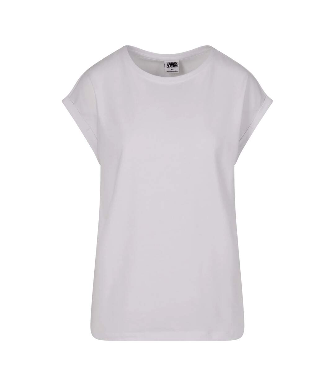 T-shirts Femme Bleu Sarcelle Blanc Urban Classics-4