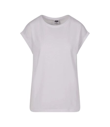 T-shirts Femme Bleu Sarcelle Blanc Urban Classics