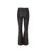 Pantalon simili noir femme vero moda curve siga hr - w48-l32-2