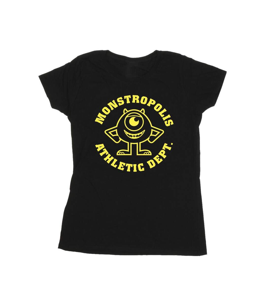 Disney T-shirt en coton Monsters University Monstropolis Femmes/Dames (Noir) - UTBI49517-1