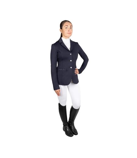 Womens/ladies Roka Regal Show Jumping Jacket Navy Hy
