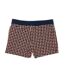 Boxer de bain marine/orange homme sun project geocubes - l-2