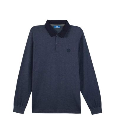 Polo manches longues marine homme tbs pekanpol - 3xl