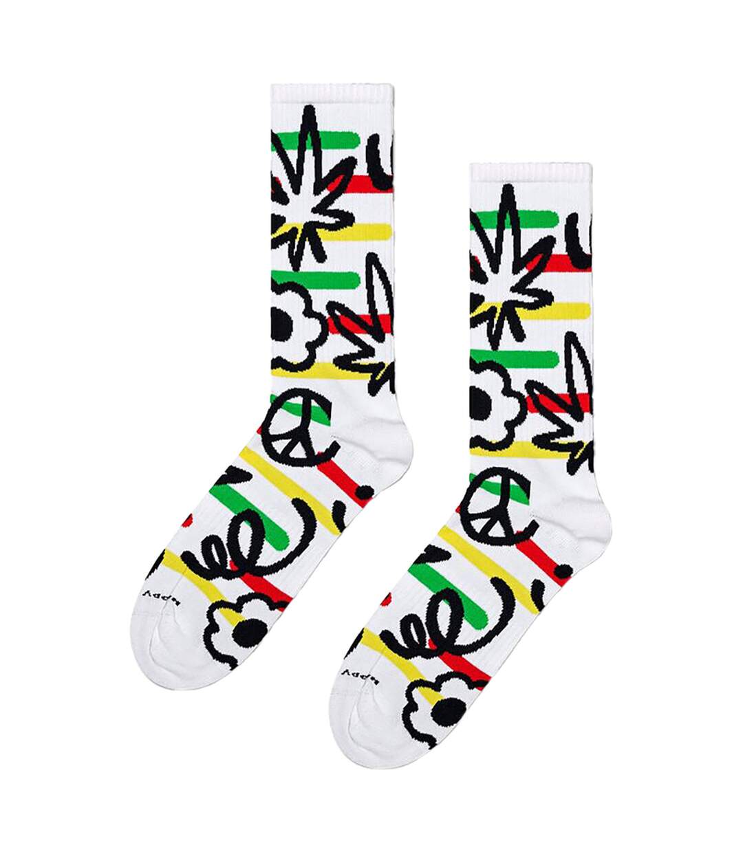 Funky Doodle Design Novelty Socks for Men and Women-2