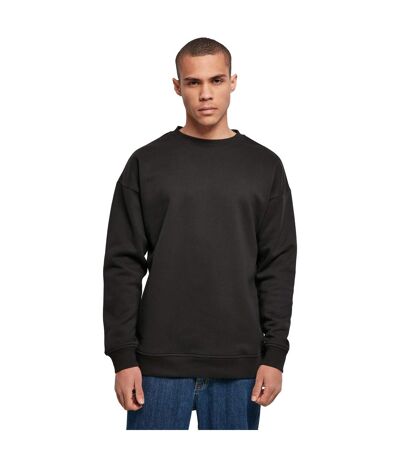 Sweat-shirt À Col Ras Du Cou Pour Hommes Noir Build Your Brand