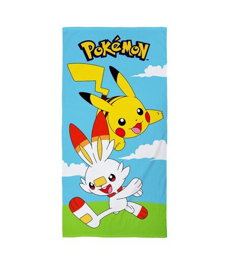 Pokemon Pikachu Logo Towel (Multicolored) (One Size)