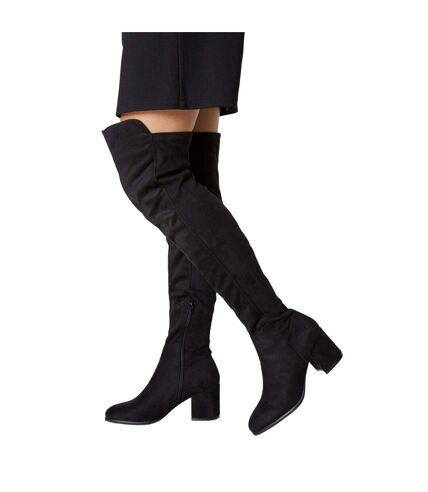 Bottes hauteur genoux kelly femme noir Dorothy Perkins