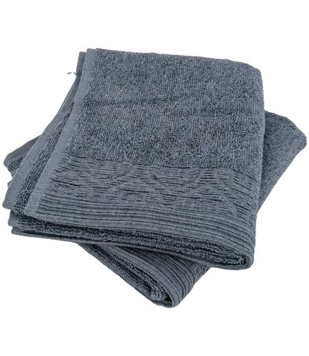 Serviette invité coton collection DENIM Géométrique