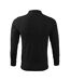 Polo Manches Longues Homme Noir Malfini-1