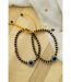 1 Pcs Adjustable Evil Eye Gold Black Beads Nazaria Bracelet For Kids and New Borns