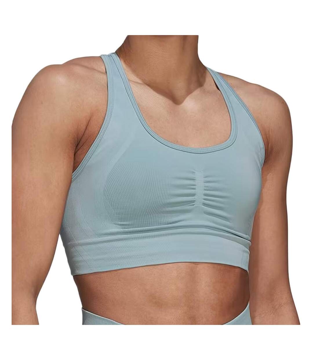 Brassière Bleu Femme Adidas Support - S-1