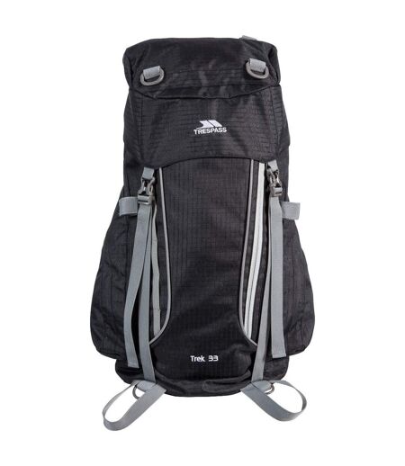 Sac à dos de randonnée trek taille unique gris foncé Trespass