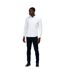 Regatta Mens Brycen Oxford Long-Sleeved Shirt (White)