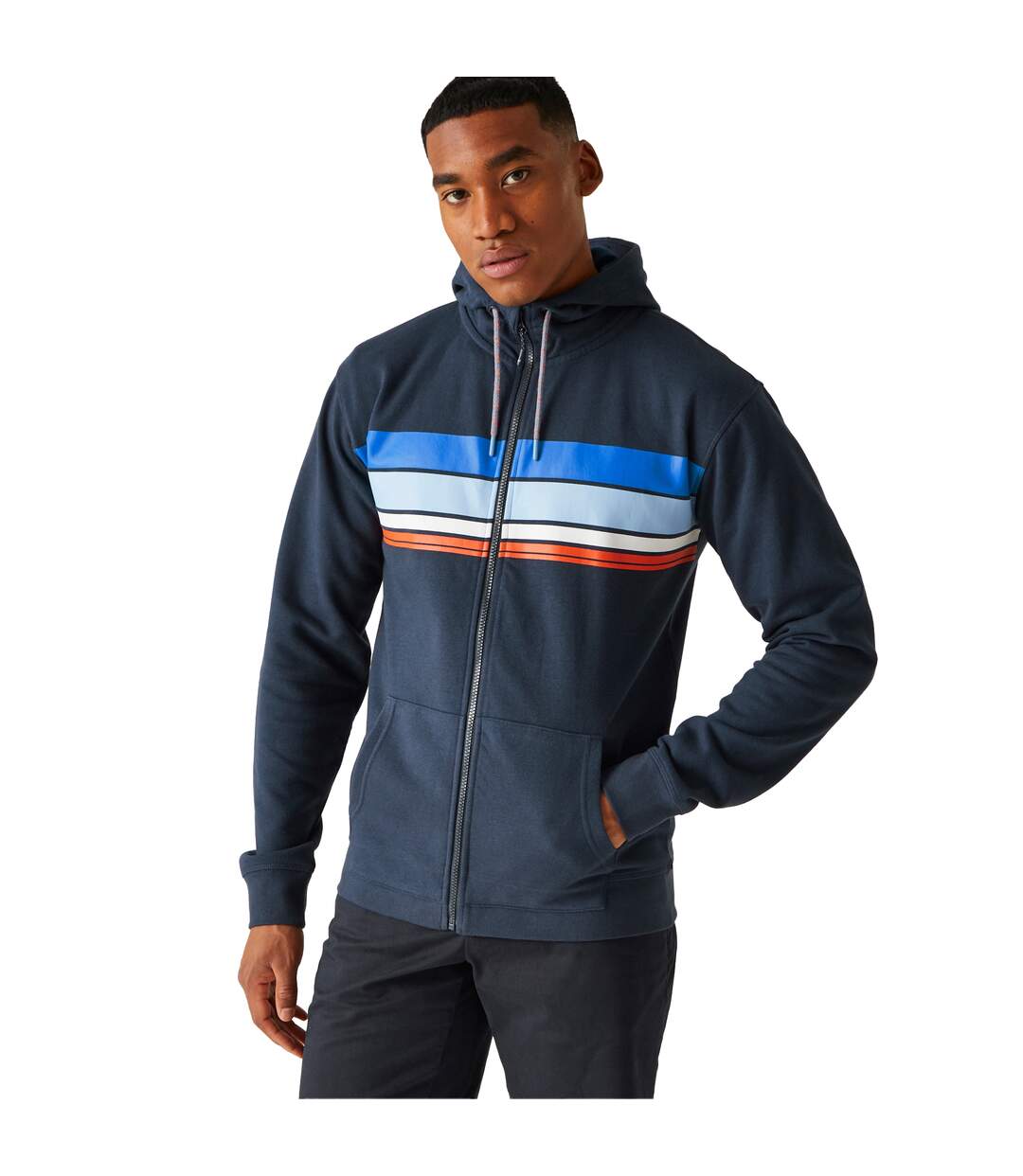 Veste à capuche shorebay homme bleu marine Regatta-4