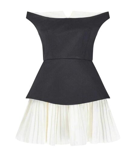 Robe Courte Exclusive No.1 Femme Noir Blanc Odd Muse