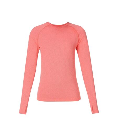 Haut Manches Longues Femme Abricot, Orange, Melon, Rose Marbré Sweaty Betty
