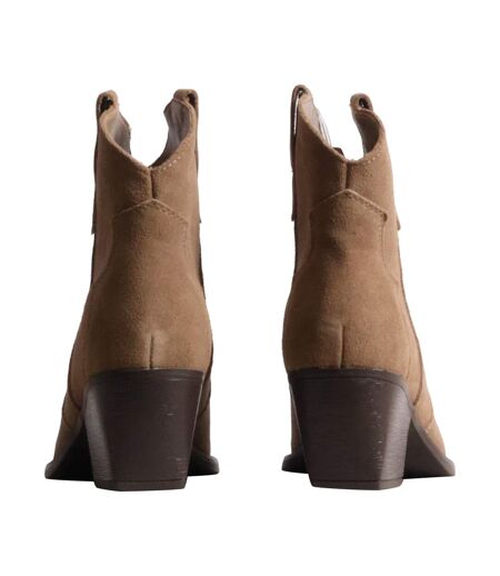 Bottines à Talon Cuir Super Mode Ideal Shoes