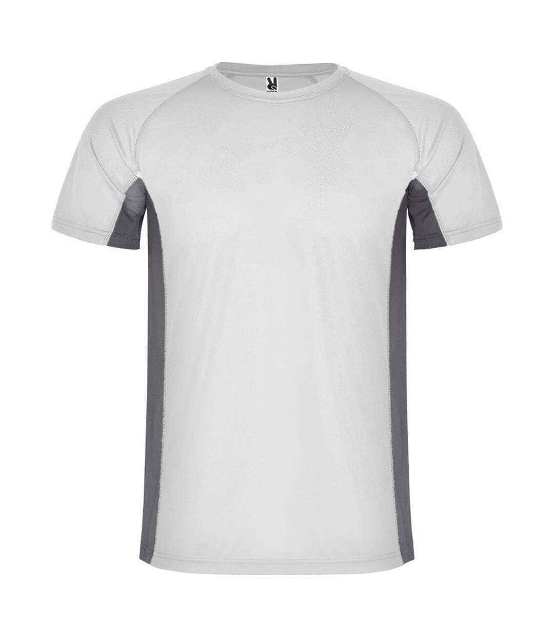 T-shirt shanghai homme blanc / anthracite Roly-1