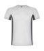 T-shirt shanghai homme blanc / anthracite Roly-1