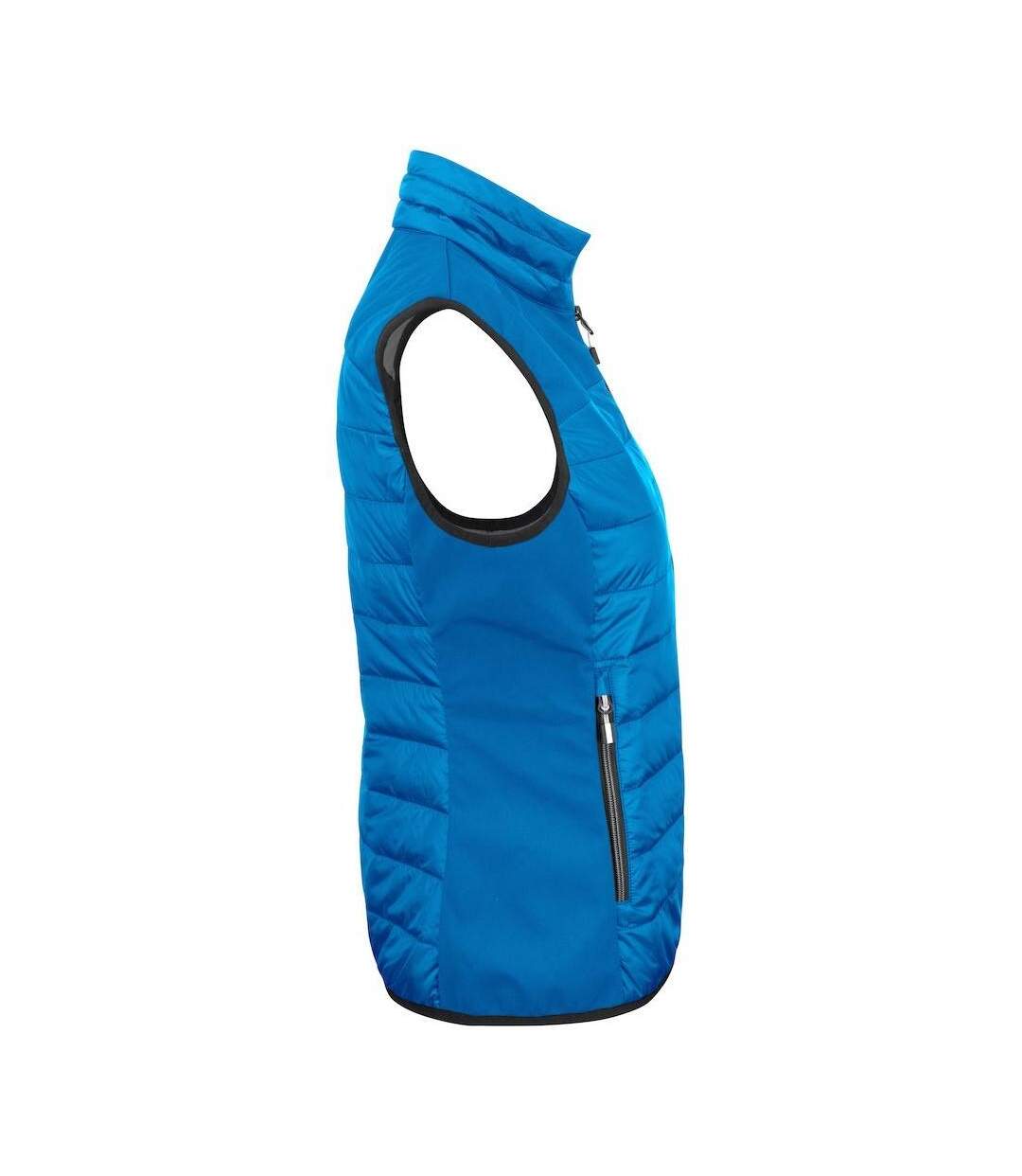 Womens/ladies Expedition Gilet Ocean Blue Printer-4