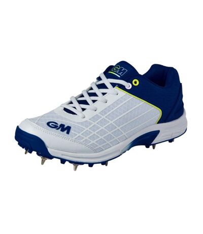 Gunn And Moore Mens 2022 Cricket Shoes (White/Blue) - UTCS1282