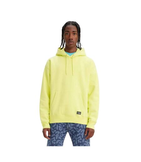 Sweat à capuche skate homme vert clair Levis