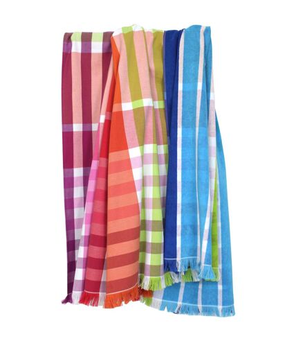 Fouta carrée doublée éponge 180x180 cm HANKO Multicolore