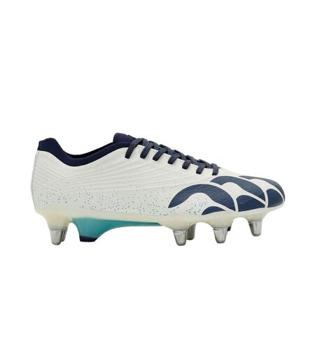 Chaussures De Rugby Pour Terrain Souple Stampede Groundbreak Elite Homme Blanc Vert Canterbury
