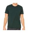 Canvas Mens Triblend Crew Neck Plain Short Sleeve T-Shirt (Emerald Triblend)