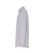 Premier Unisex Adult Poplin Stretch Long-Sleeved Shirt (Silver)
