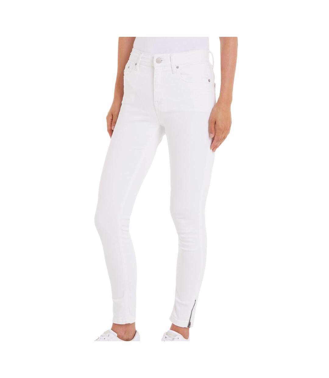 Jean Skinny Blanc Femme Tommy Hilfiger Nora - W27-L32