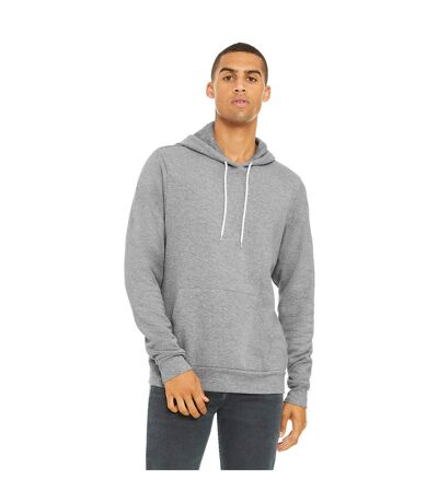 Sweatshirt Polaire À Capuche Unisexe Gris Bella + Canvas