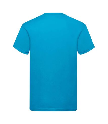 Fruit Of The Loom Mens Original Short Sleeve T-Shirt (Azure Blue)