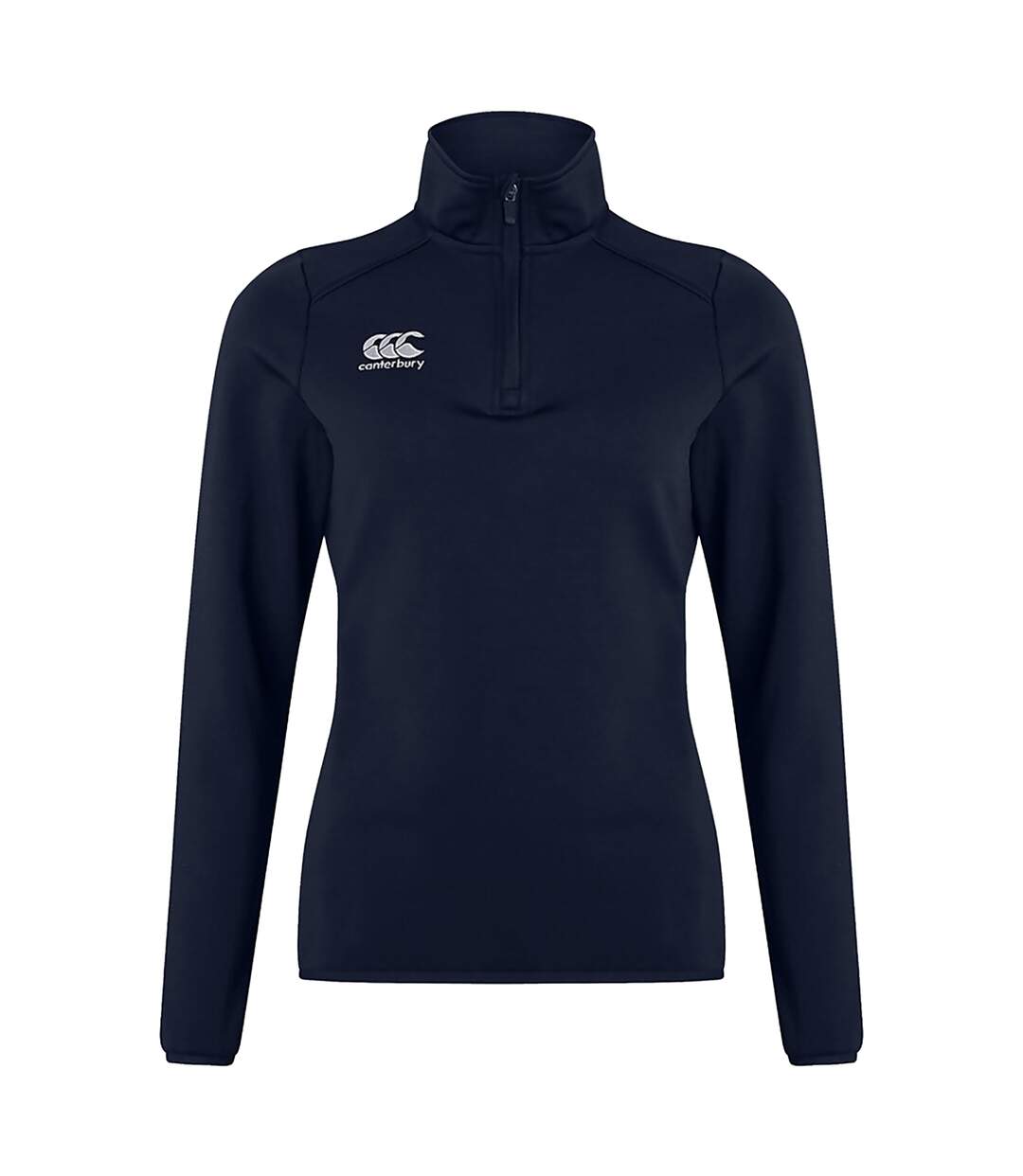 Womens/ladies Club Quarter Zip Training Midlayer Navy Canterbury-2