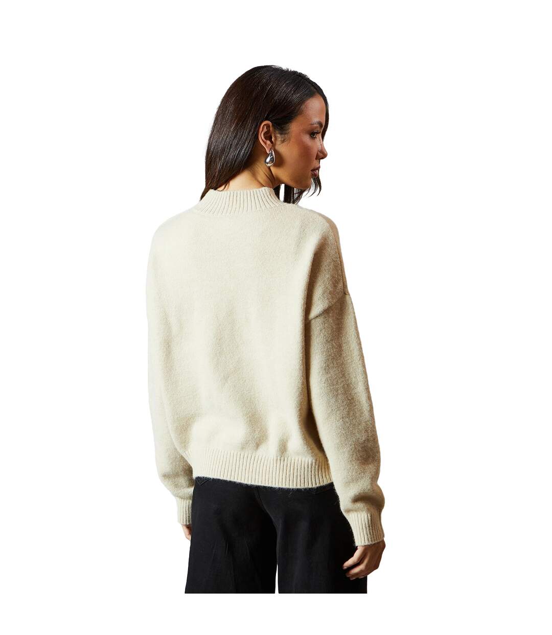 Pull femme beige gris Principles