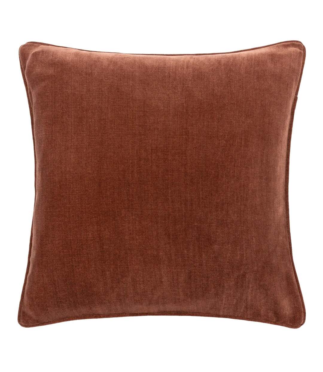Heavy chenille reversible cushion cover 50cm x 50cm nutmeg Yard-1