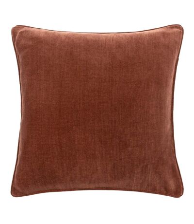 Heavy chenille reversible cushion cover 50cm x 50cm nutmeg Yard