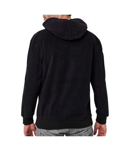 Sweat à capuche Noir Homme Schott Micro Polar - L