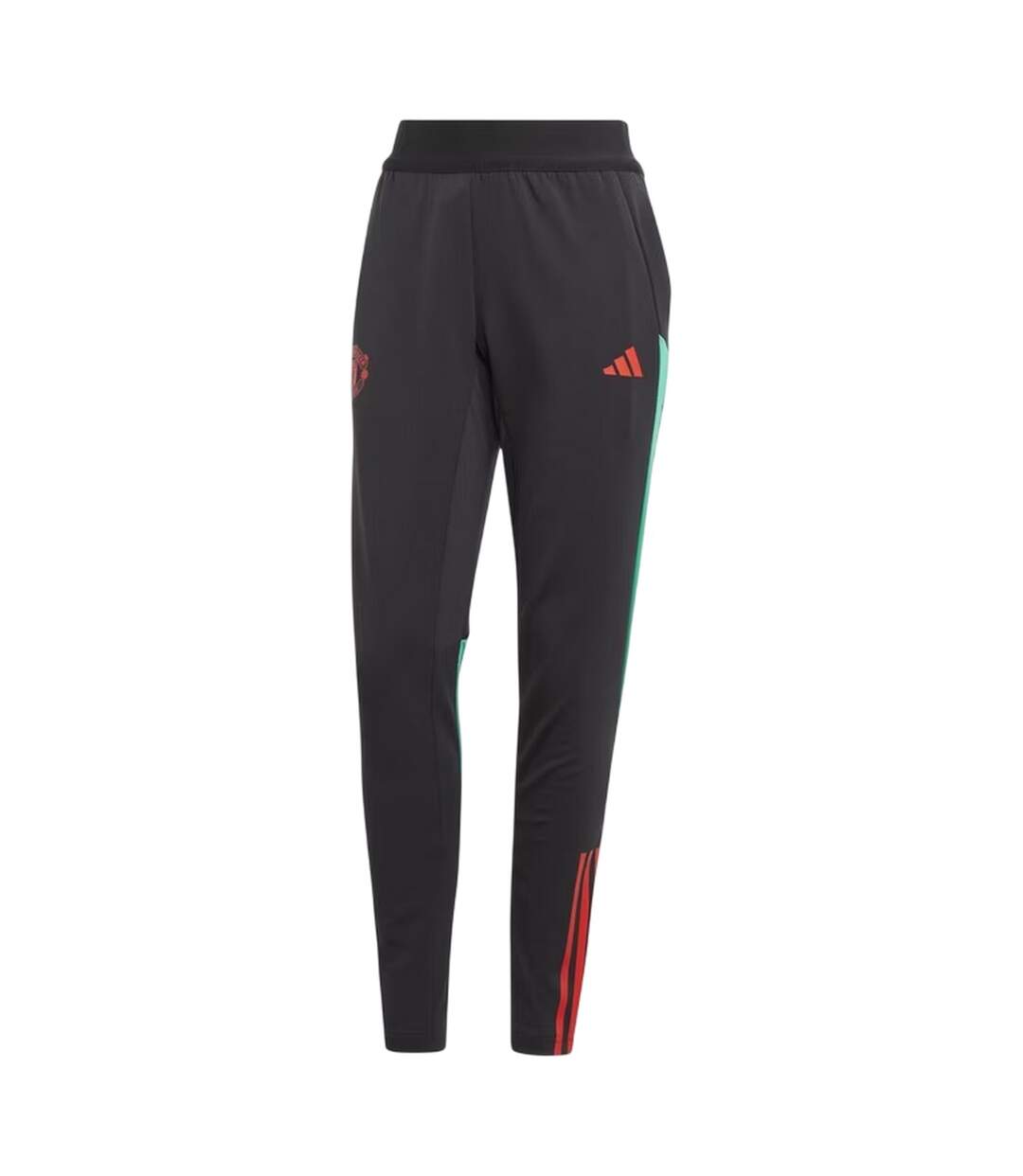 Pantalon De Survêtement Motif/style Manchester United Fc Femme Noir Rouge Adidas-2